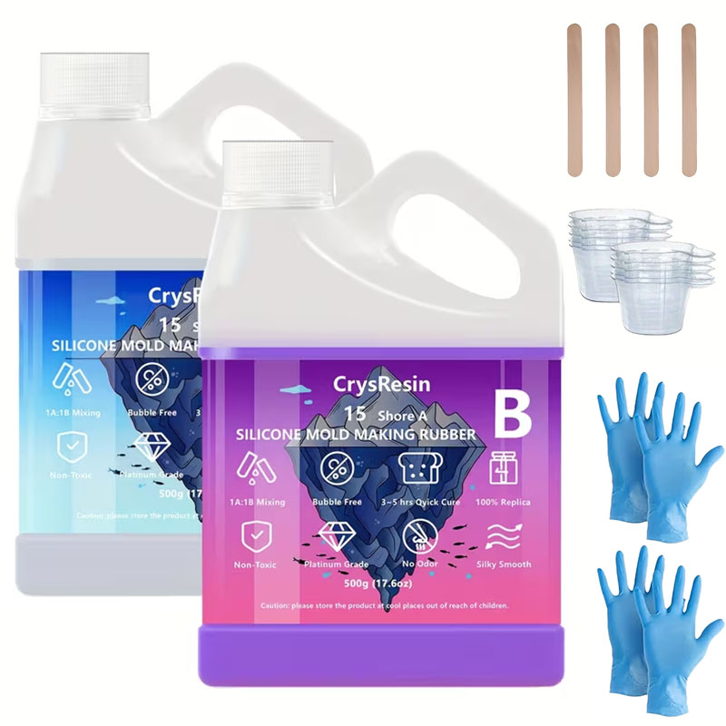 Candle Making Kits - 500 мл, 2 бутылки жидкого силикона