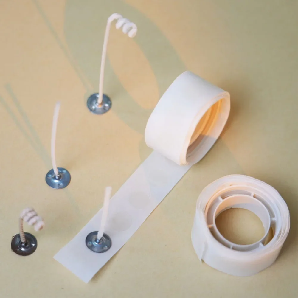Candle Making Wicks - 100 точек/рулон, наклейки на фитиль для