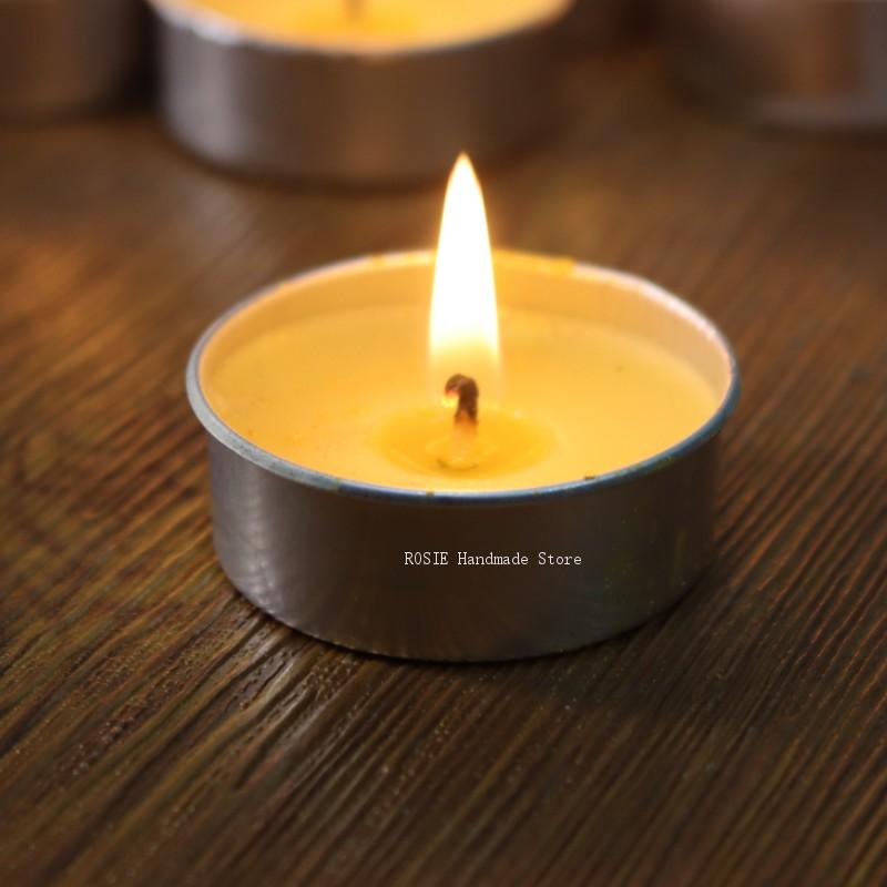 Candle Making Wicks - Пустая круглая алюминиевая коробка для чайного
