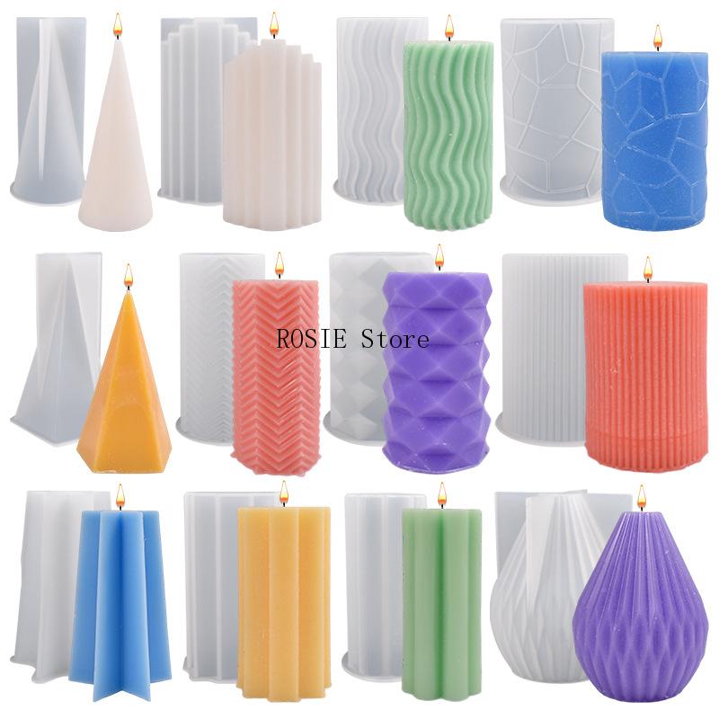 Candle Making For Beginners - Цилиндрическая силиконовая форма для свечей, сделай