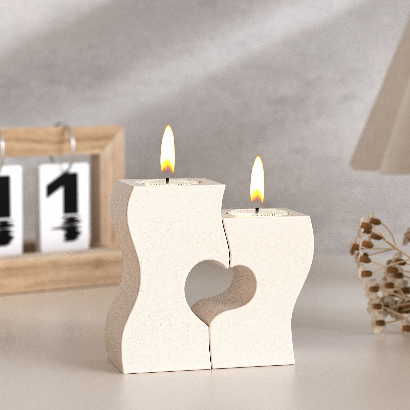 Candle Making Classes - S сердце подсвечник силиконовые формы DIY