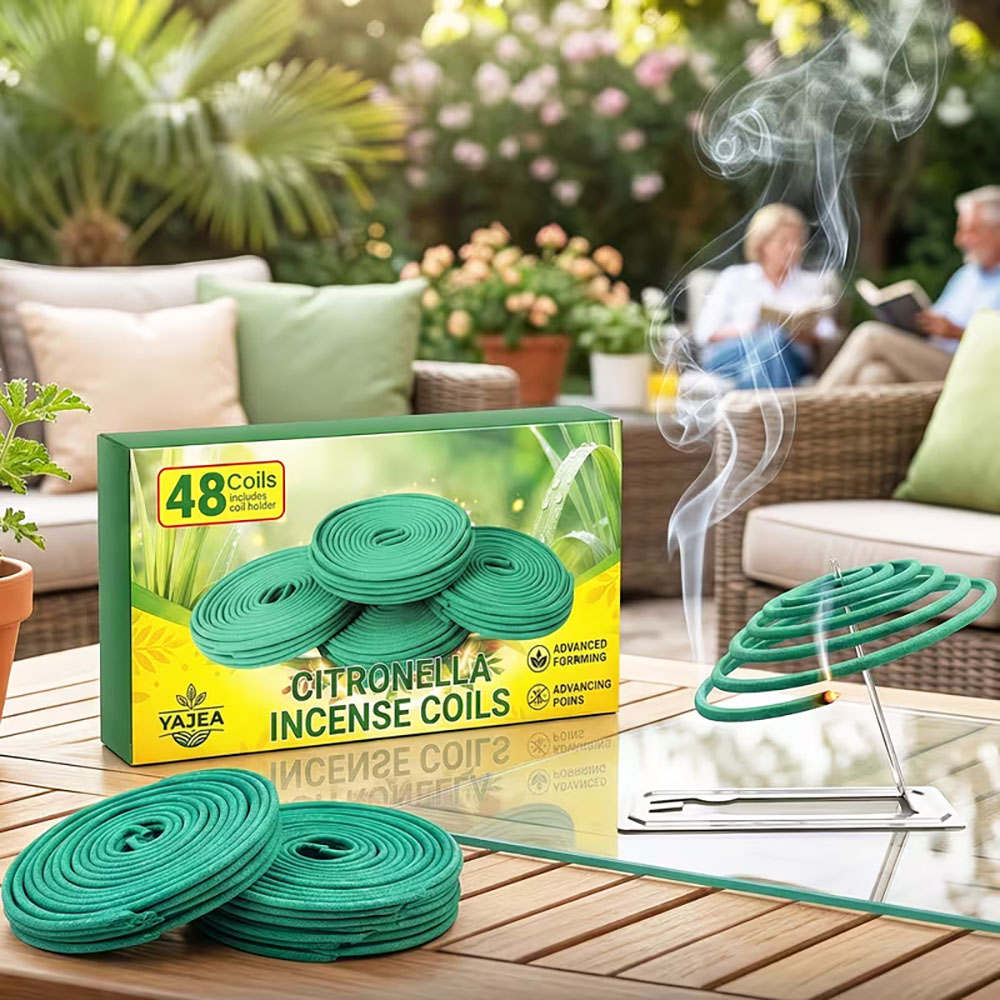 Uv Inhibitor Candle - 48 больших спиральных палочек с ароматом