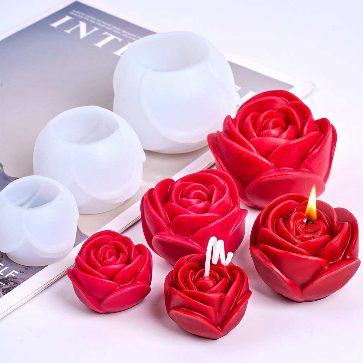 Candle Making For Beginners - 3D силиконовая форма для свечей в