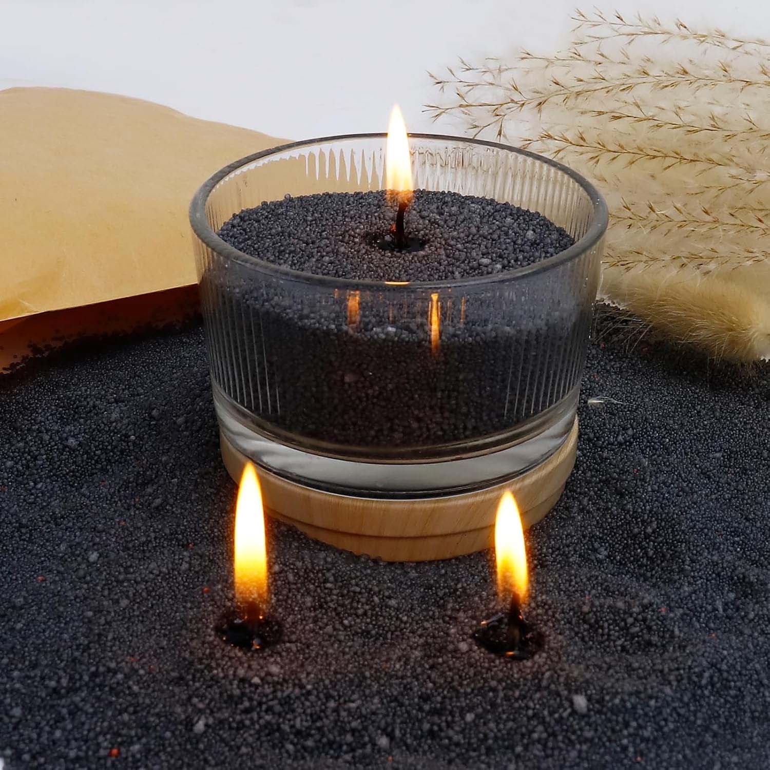 Candle Making Wicks - Черный восковой песок для свечей с
