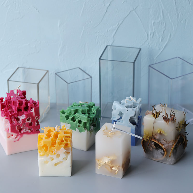 Candle Making Kits - 3D квадратная прямоугольная колонна для свечей,