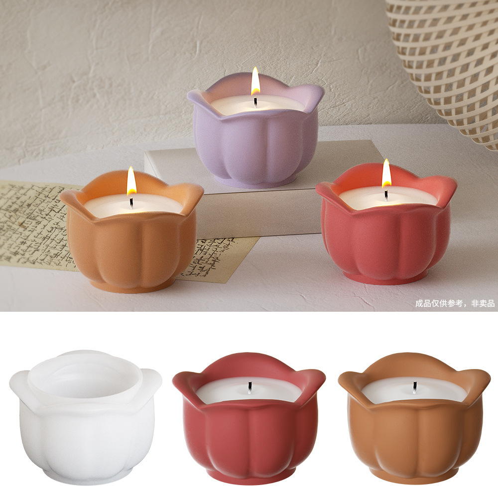 Candle Making Jars Wholesale - Diy гипс ароматерапевтическая свеча чашка форма