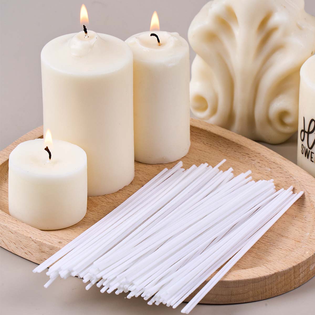 Набор из 50 вощененных хлопков – обзор и цена Candle Making Wicks