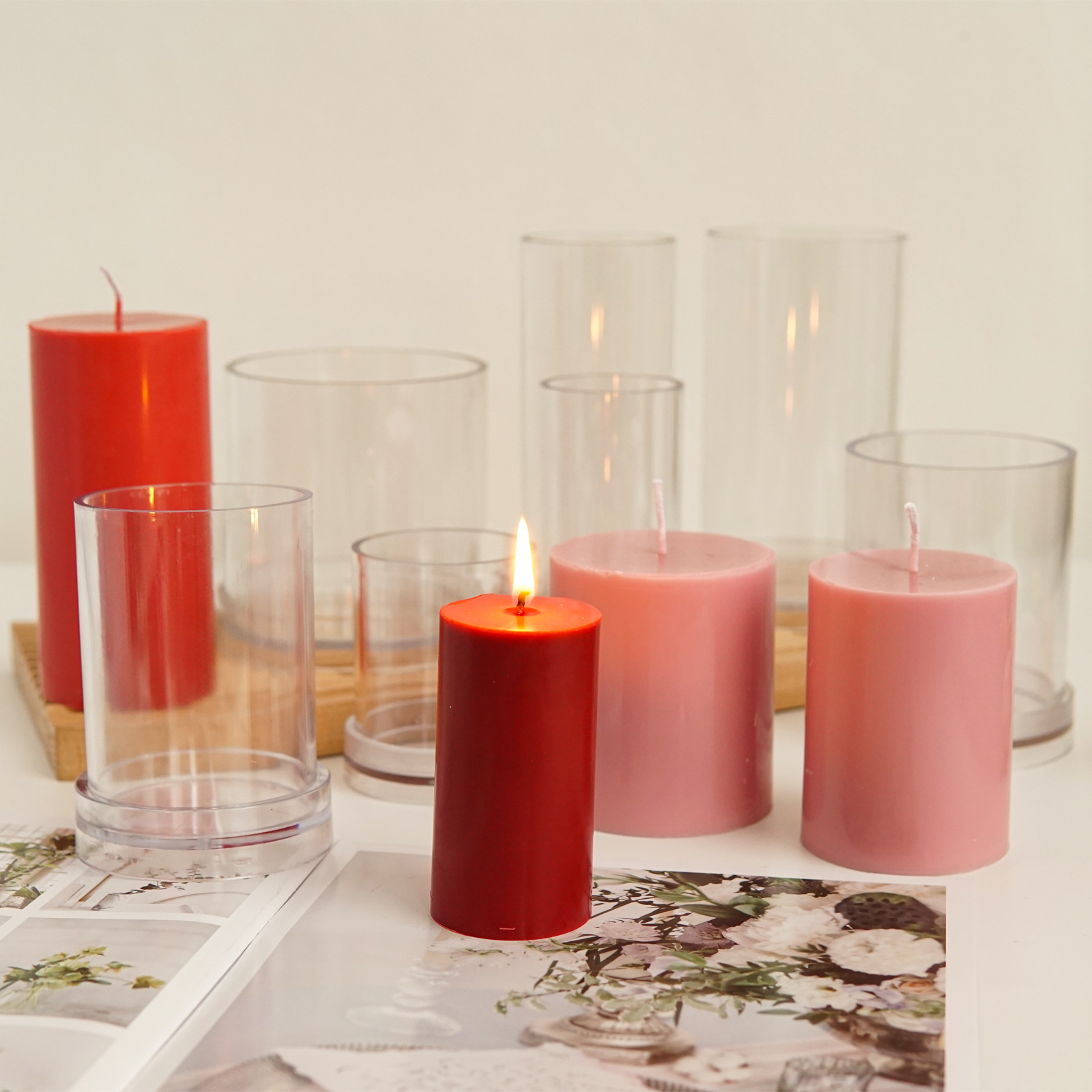 Различные 3D цилиндрические фо – обзор и цена Candle Making Kits